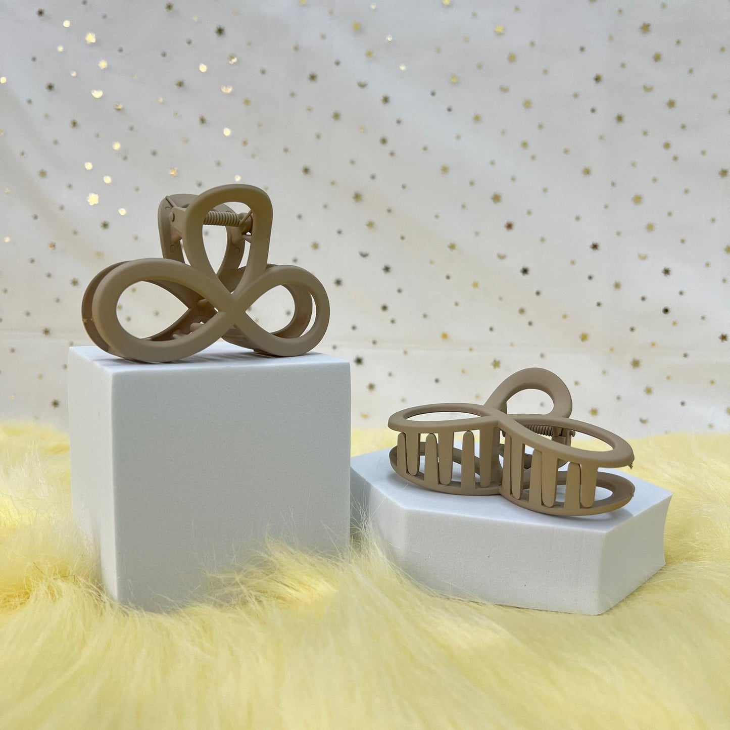 Matte Claw Clip: Ribbon (Assorted Colors)