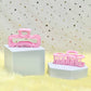 Matte Claw Clip: Twisted Rainbow Ribbon (Assorted Colors)