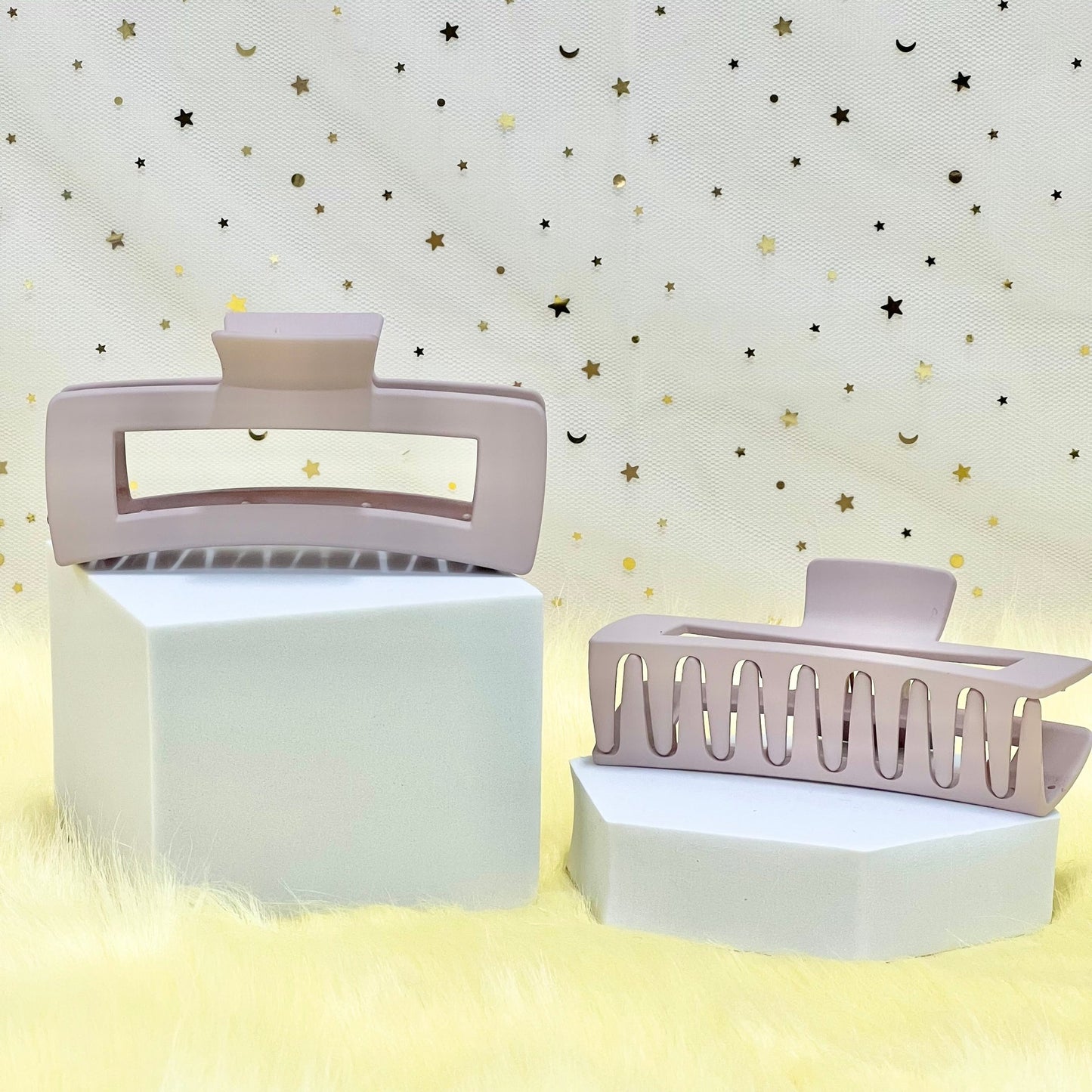 Matte Claw Clip: Rectangle Claw Clip (Assorted Colors)