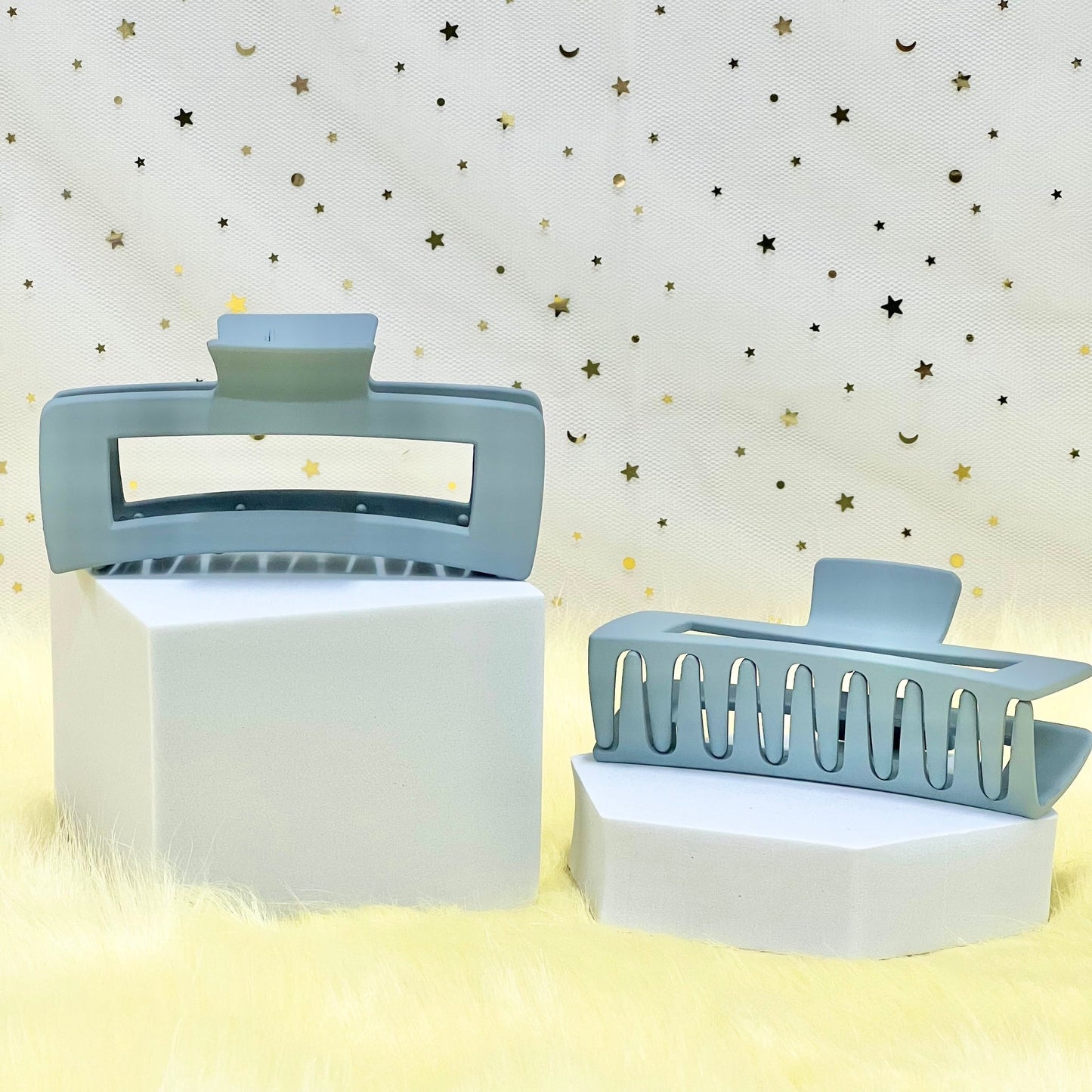 Matte Claw Clip: Rectangle Claw Clip (Assorted Colors)