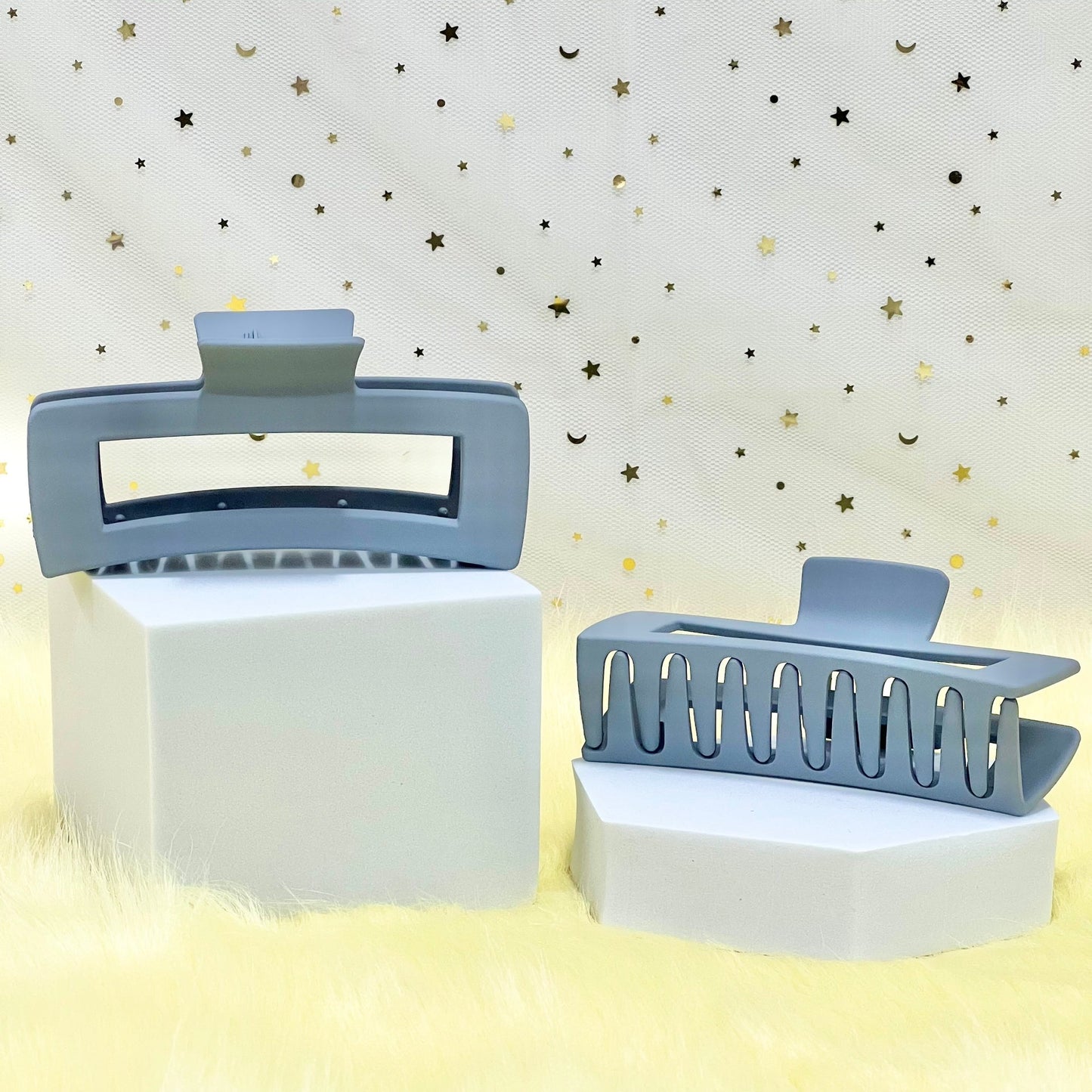 Matte Claw Clip: Rectangle Claw Clip (Assorted Colors)