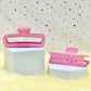 Matte Claw Clip: Rounded Rectangle Claw Clip (Assorted Colors)