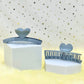 Matte Claw Clip: Crown Heart Claw Clip (Assorted Colors)