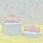 Clear Claw Clip: Rectangle - Macarons (Assorted Colors)