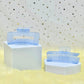Clear Claw Clip: Rectangle - Macarons (Assorted Colors)