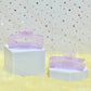 Clear Claw Clip: Rectangle - Macarons (Assorted Colors)