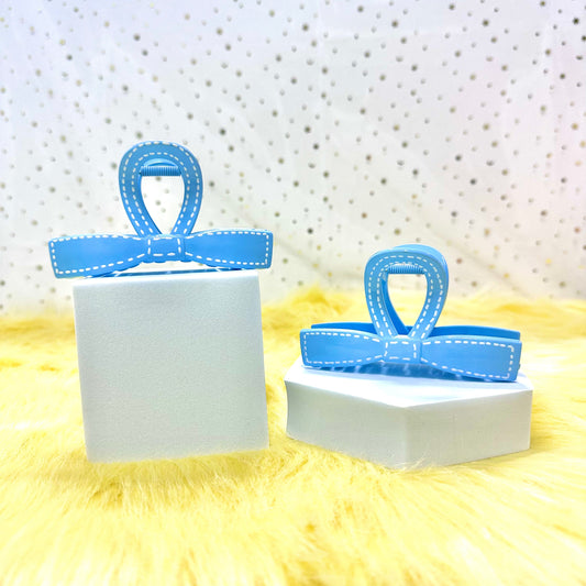 Glossy Claw Clip: Ribbons (Assorted Colors)
