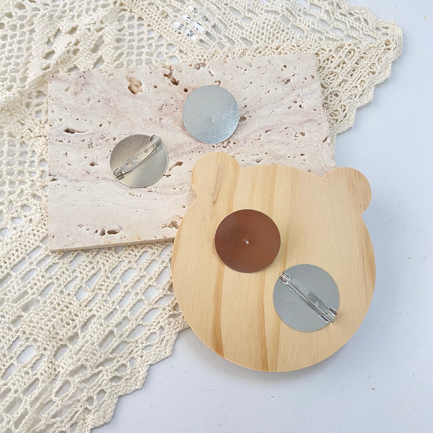Brooch Badge Base Accessory (5 pieces)