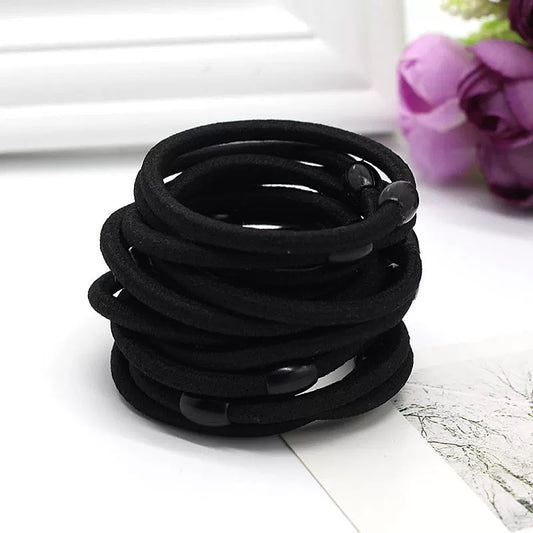 Black Hairtie (Set of 10)