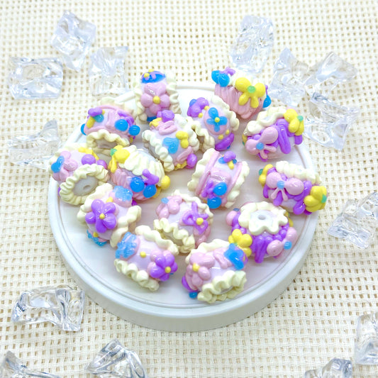Handpainted Beads: Alisha