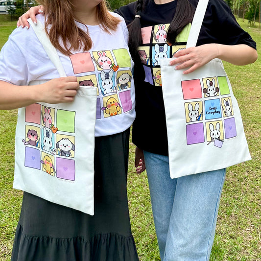 Memo & Yarn Friends - Totebag