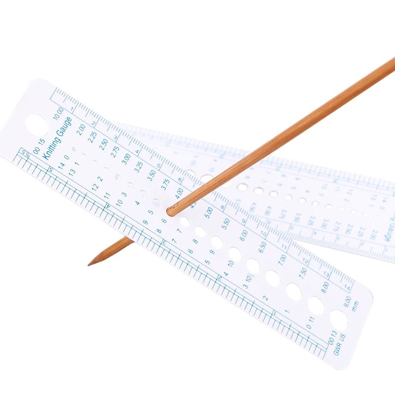 Knitting Needle Size Measure