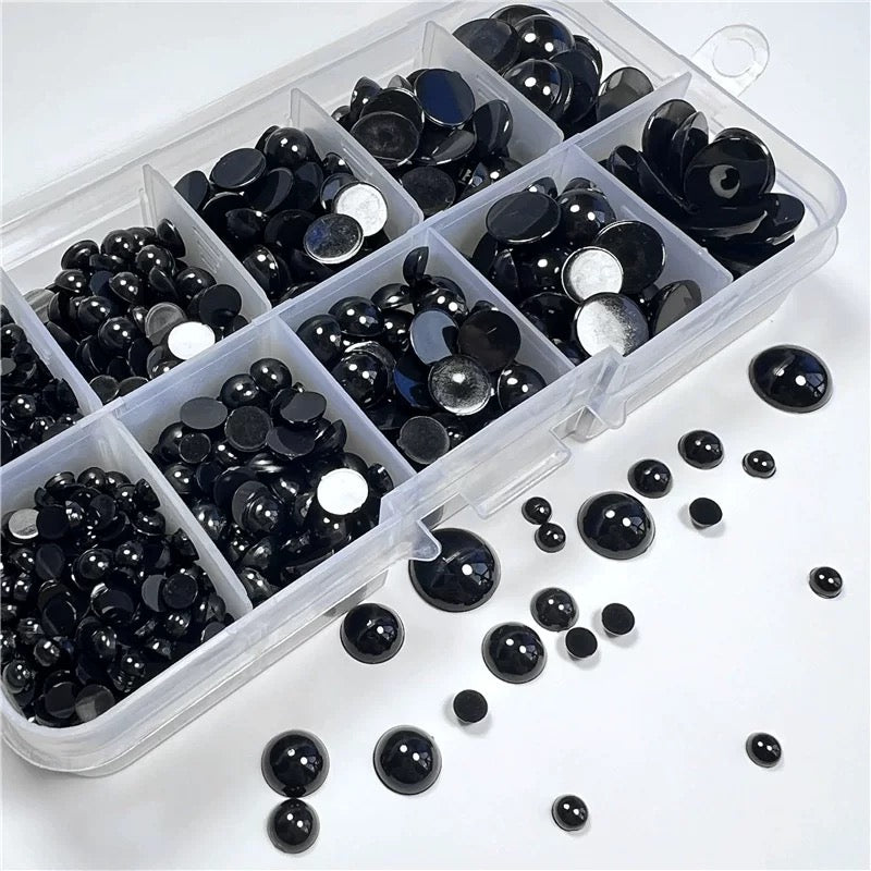 Flat-backed Black Round Eyes