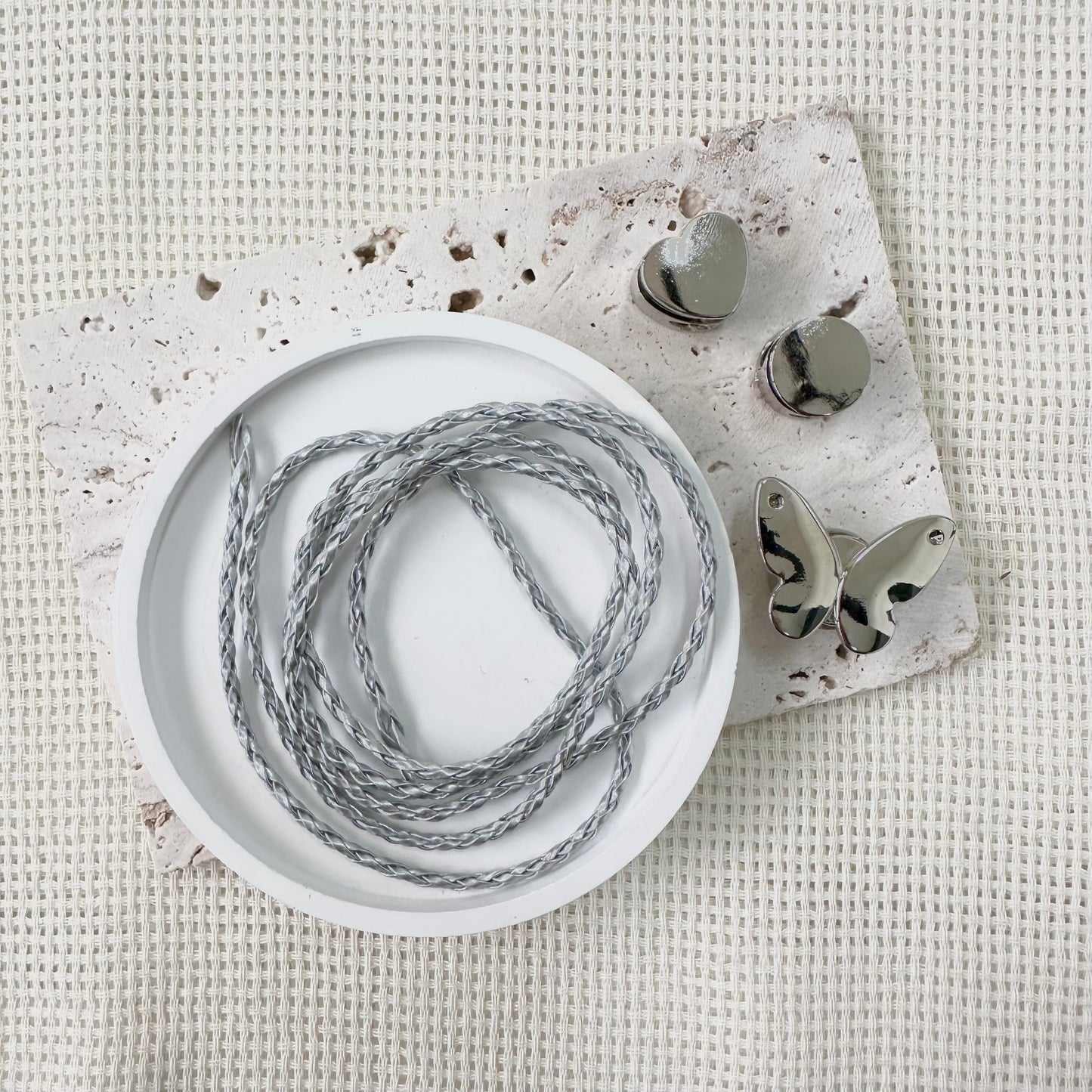 2m Braided Metallic Cord