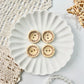 15/20/25mm Round Wooden "Handmade" Buttons