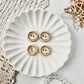 15/20/25mm Round Wooden "Handmade" Buttons