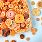 10mm - 40mm Assorted Resin Buttons (Orange)