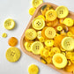 10mm - 40mm Assorted Resin Buttons (Yellow)
