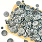 10mm - 40mm Assorted Resin Buttons (Grey)