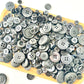 10mm - 40mm Assorted Resin Buttons (Grey)