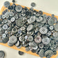 10mm - 40mm Assorted Resin Buttons (Black)