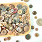 10mm - 40mm Assorted Resin Buttons (Coffee)