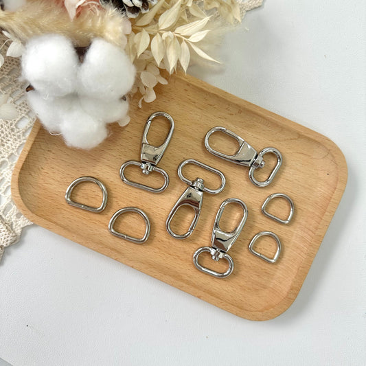 15mm / 20mm D-Ring (with clasp)