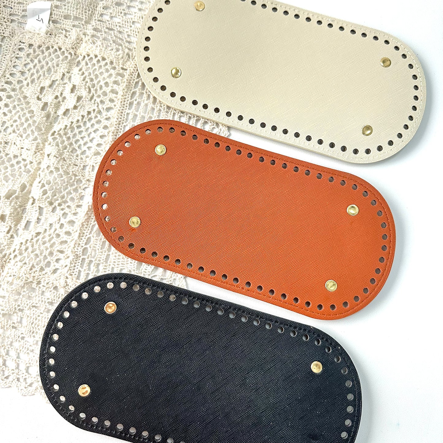 12 x 25cm Rectangular PU Bag Base