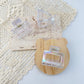 Clear Claw Clip: Mini Rectangle