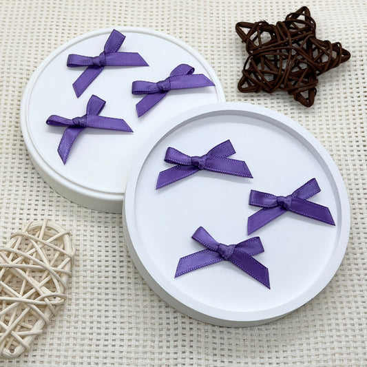 3cm Satin Ribbon: Purple