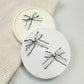 3.5cm Lace Ribbon: Black-White