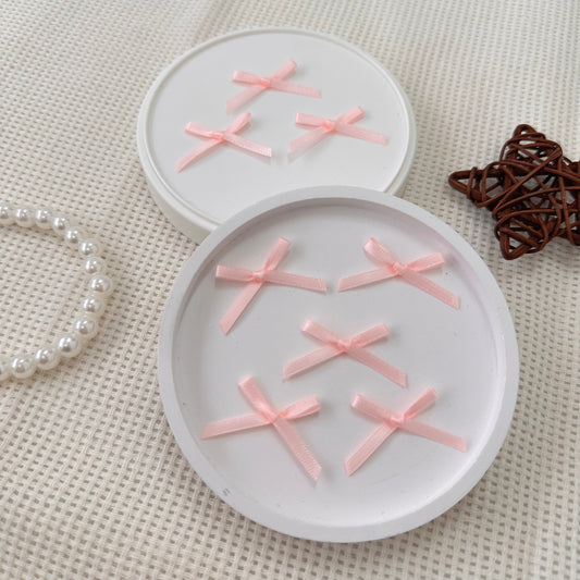 3cm Mini Satin Ribbon: Bright Pink