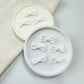 2cm Satin Bow: White