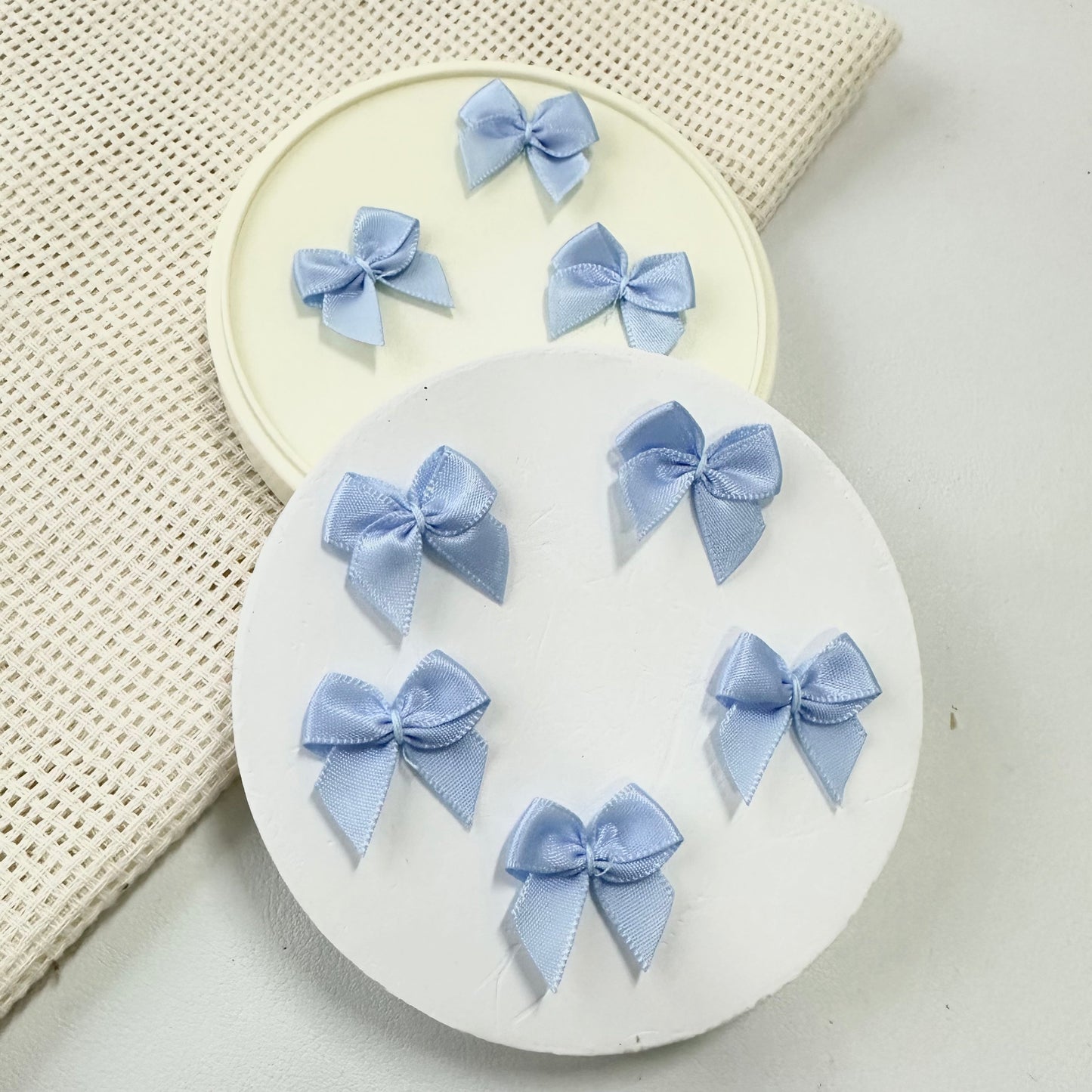 2.5cm Satin Ribbon: Ocean Blue