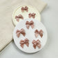 2.5cm Satin Ribbon: Milk Chocolate Brown