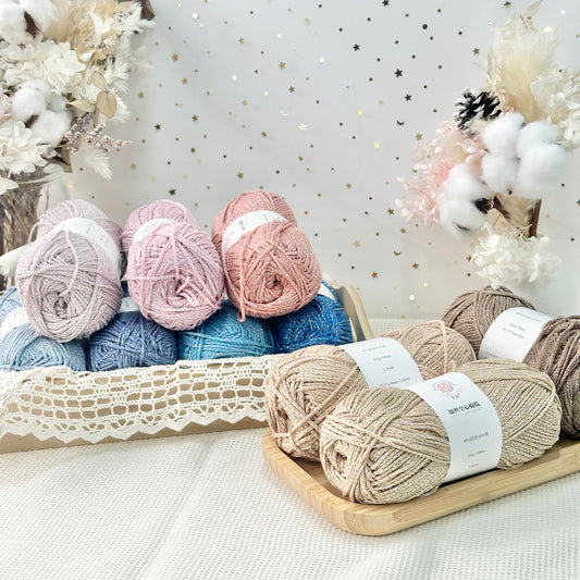 Glitter Braided Rope Bullet Baby (DK)