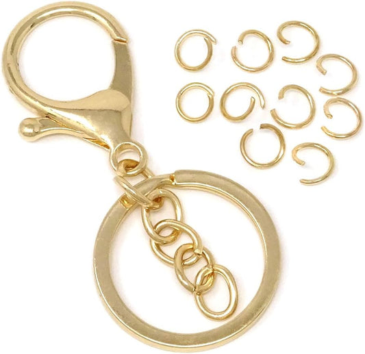 Valentine's Day Special - Gold Double-Ended Keychain