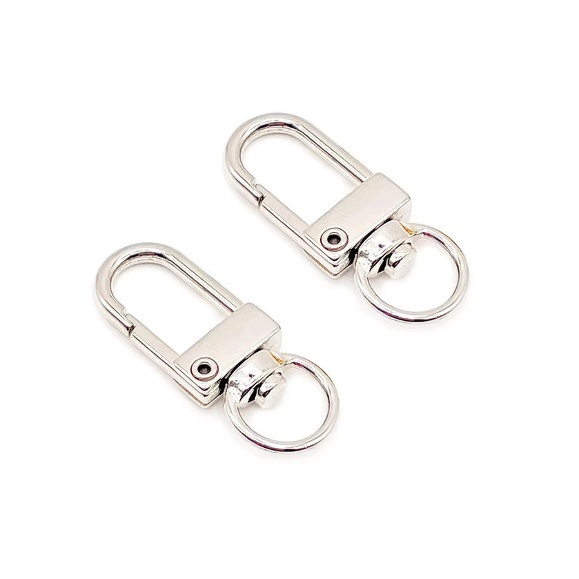 Silver Hook Clasp Keychains